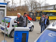 Inauguration of the CNG filling station in Písek