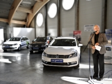 Handover of new company CNG VW Passat October 2011, České Budějovice