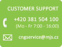 Customer support MOTOR JIKOV CNG